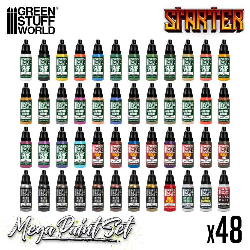 Green Stuff World Starter Mega Paint Set