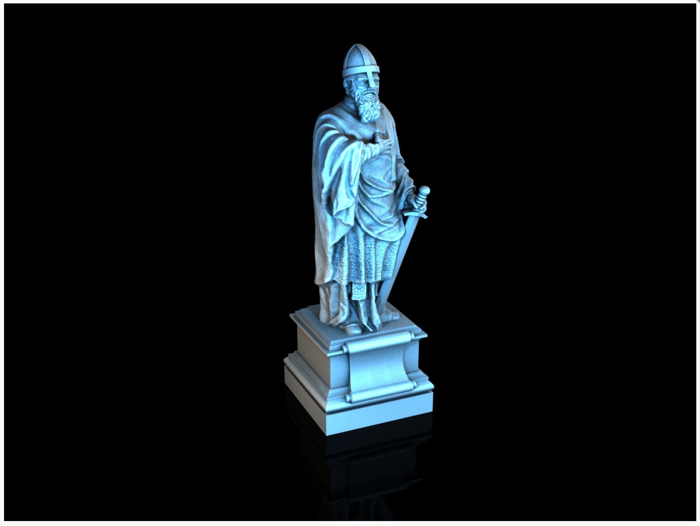Statue Oath - 28mm DND/Wargame/RPG Terrain