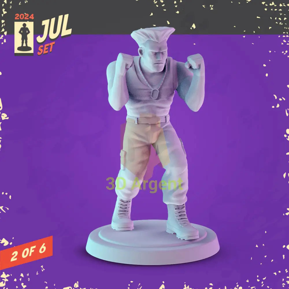 Street Fighter Miniatures – Ryu Chun-Li Guile Sagat Zangief Balrog 32 mm Resin Figures