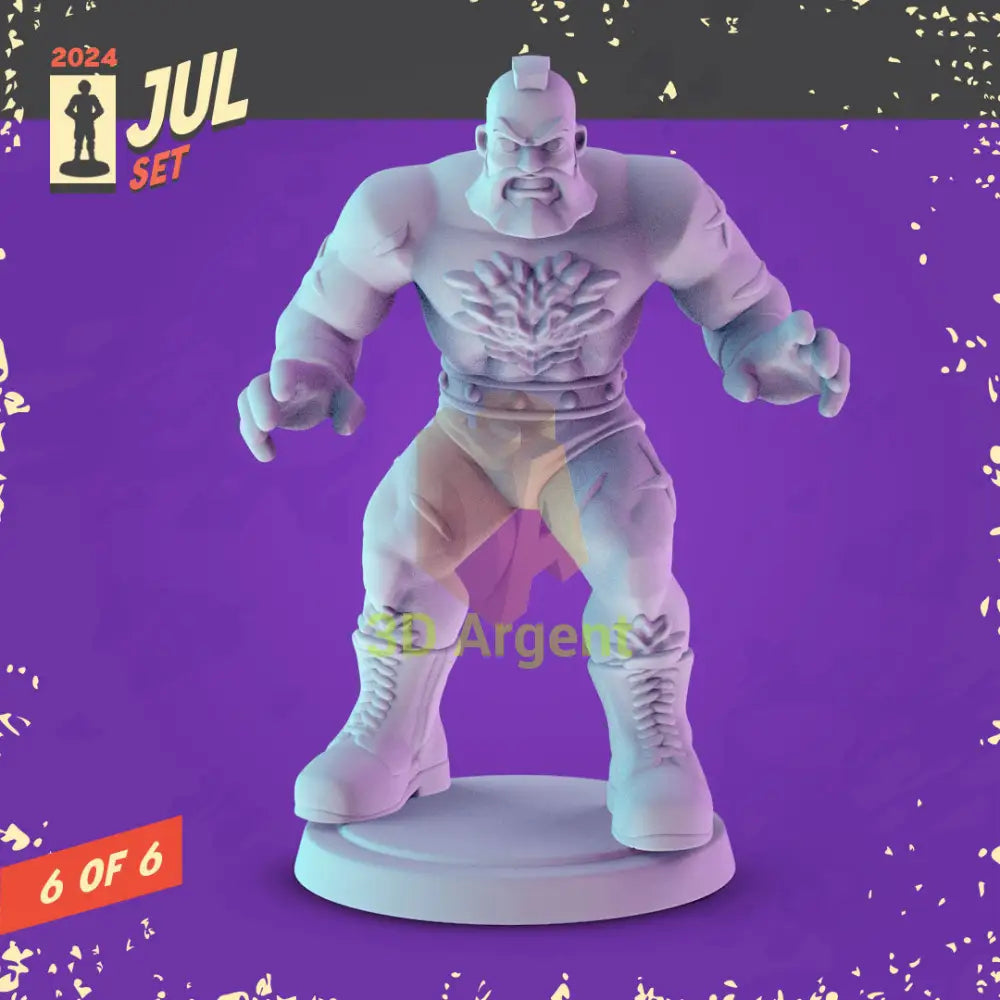 Street Fighter Miniatures – Ryu Chun-Li Guile Sagat Zangief Balrog 32 mm Resin Figures