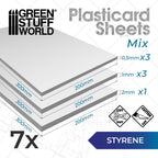 Green Stuff World: Plasticard Styrene Sheets: 20x30cm - 7pc