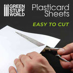 Green Stuff World: Plasticard Styrene Sheets: 20x30cm - 7pc