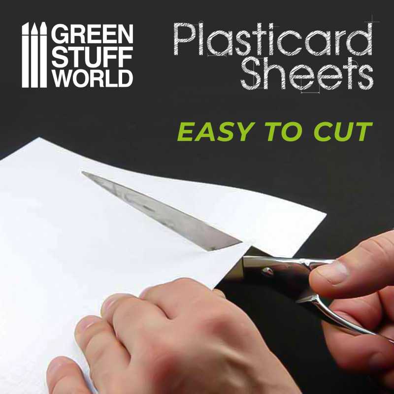Green Stuff World: Plasticard Styrene Sheets: 20x30cm - 7pc