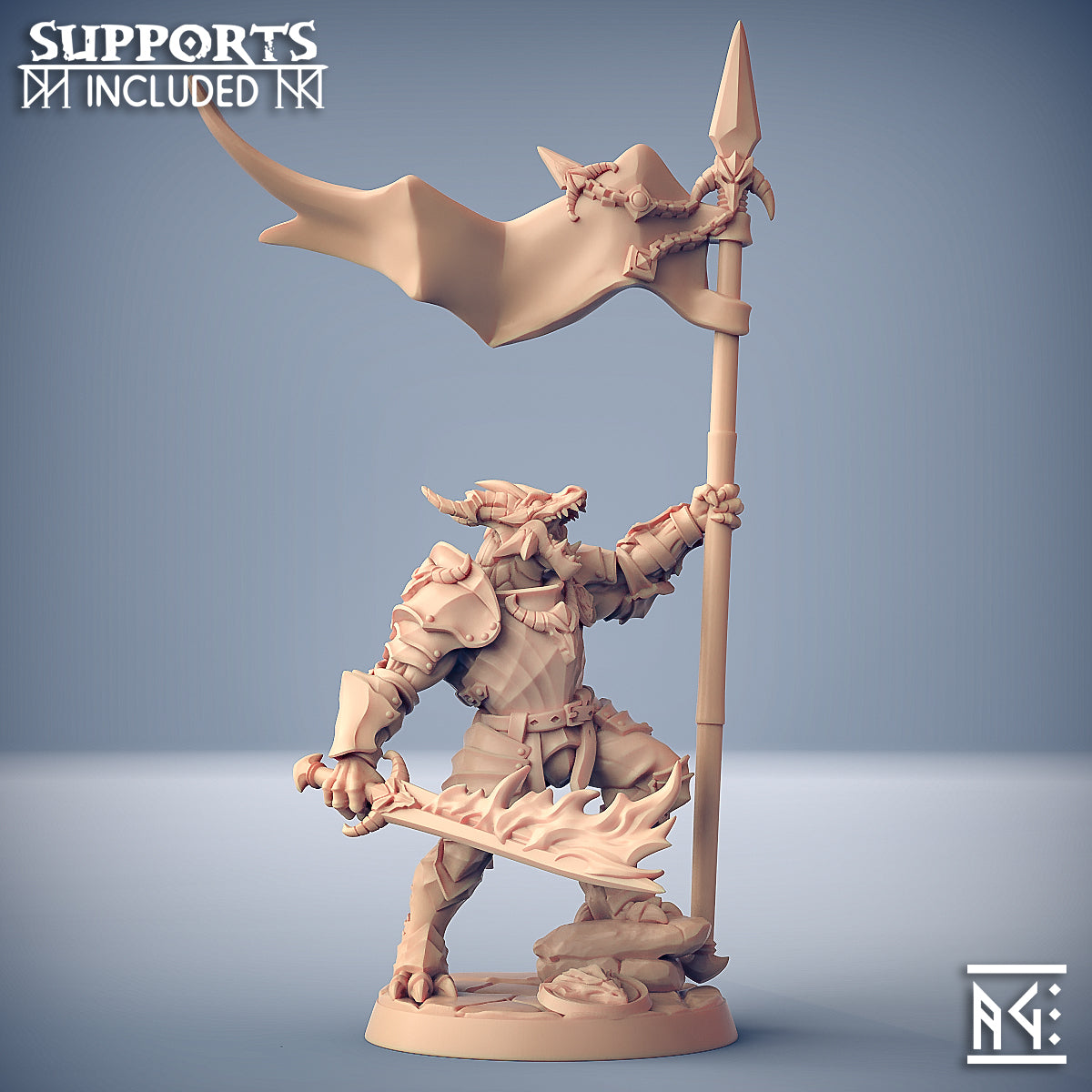 The Dragonguard Miniatures | Fantasy D&D Miniature | Artisan Guild