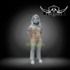 Susan Ivanova - Fleet Commander Babylon 5- Stargrave D&D 3D Printed Resin Miniatures