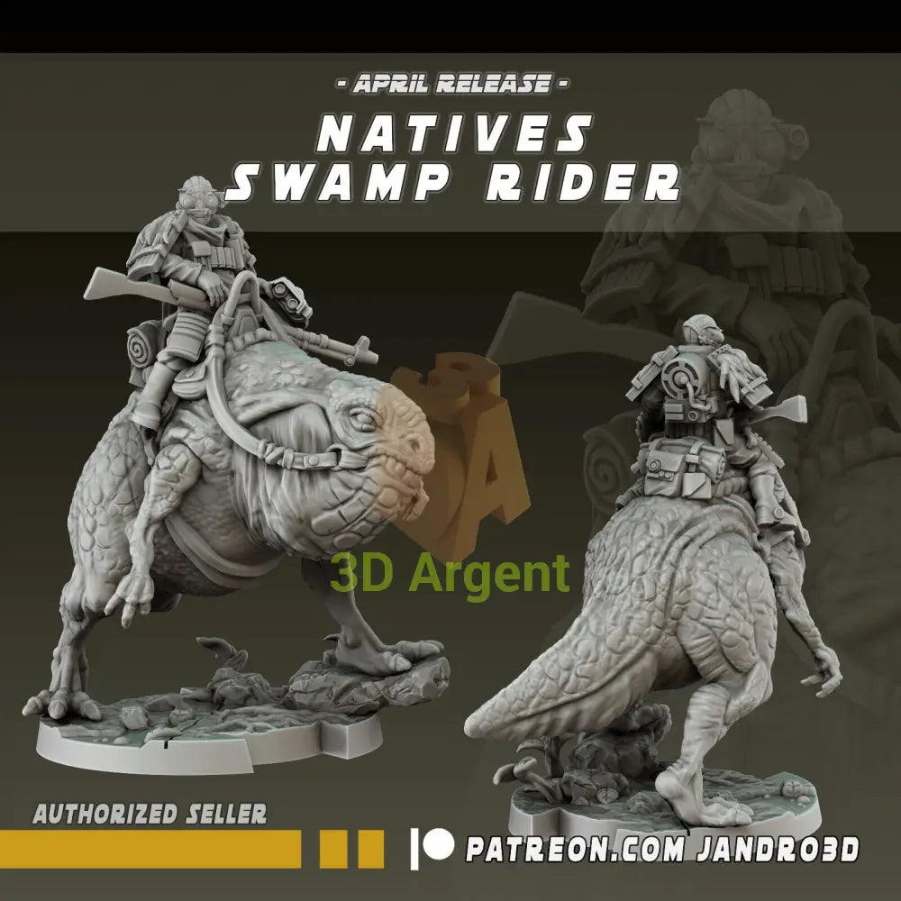 Swamp Raiders and Riders Star Wars Legion compatible 3D Printed Resin Miniatures