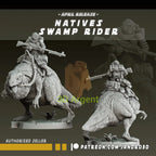 Swamp Raiders and Riders Star Wars Legion compatible 3D Printed Resin Miniatures