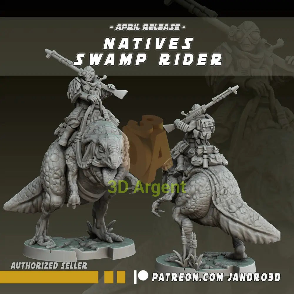 Swamp Raiders and Riders Star Wars Legion compatible 3D Printed Resin Miniatures