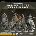 Swamp Raiders and Riders Star Wars Legion compatible 3D Printed Resin Miniatures
