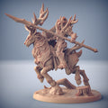Sylvan Stag Rider C | Sylvan Knights | Fantasy D&D Miniature | Artisan Guild
