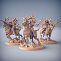 Sylvan Stag Rider Miniatures | Sylvan Knights | Fantasy D&D Miniature | Artisan Guild
