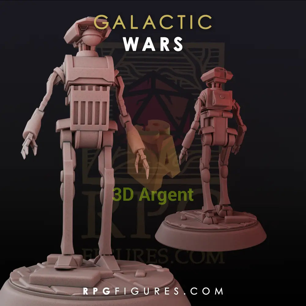 Tactical droid | Star Wars Legion Scale | 3D Printed Resin Miniatures | RPG Figures