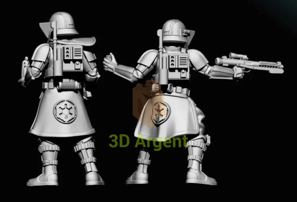 Tank Trooper Commander - Star Wars Legion 3D Printed Resin BlueWolf Miniatures