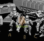 Tank Trooper Modular- Star Wars Legion 3D Printed Resin BlueWolf Miniatures