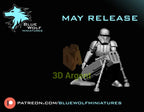 Tank Trooper Mortar unit - Star Wars Legion 3D Printed Resin BlueWolf Miniatures