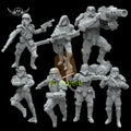 Task Force 99 Scar Squadron 7x Star Wars Legion compatible 3D Printed Resin Miniatures