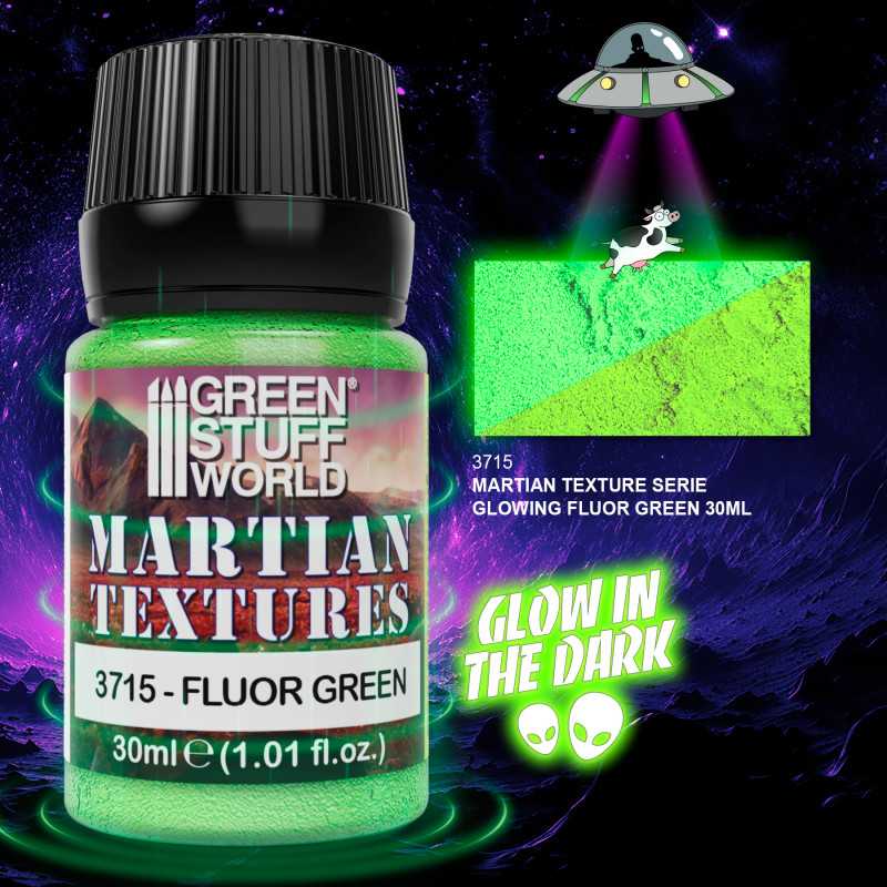 Green Stuff World - Textured Paint - Martian - Fluor Green 30ml