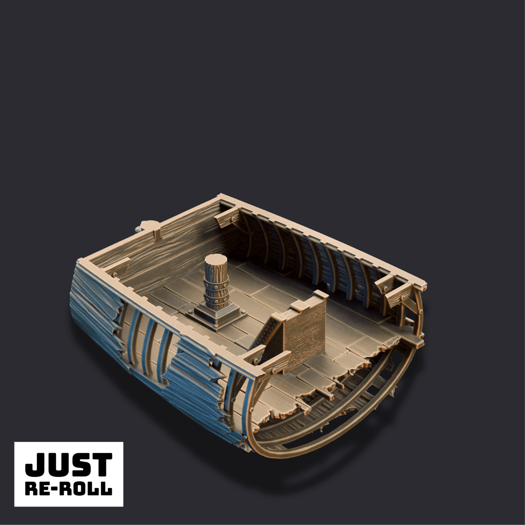 The Damned Galleon - 3D Printed Shipwreck Terrain