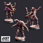 The Progressed Dragonblight Stricken Students - 3D Printed Monster Miniatures