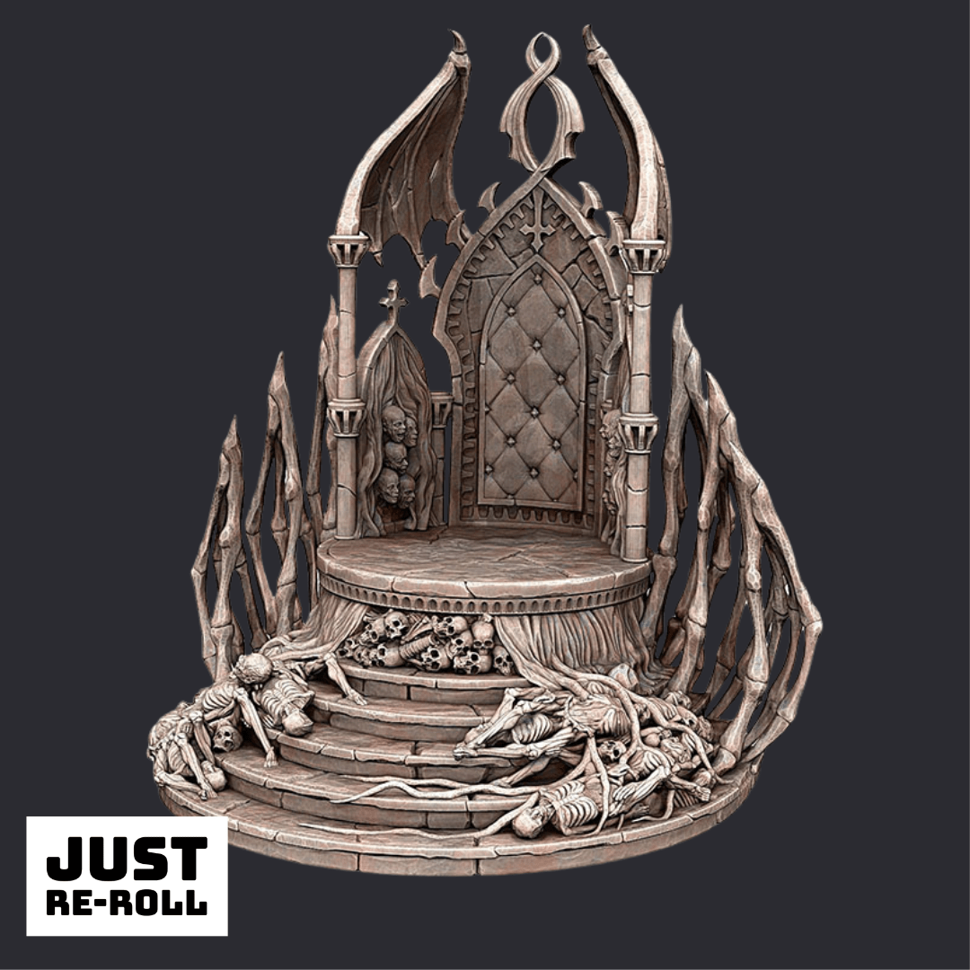 The Shadow Throne - 3D Printed Terrain Miniature