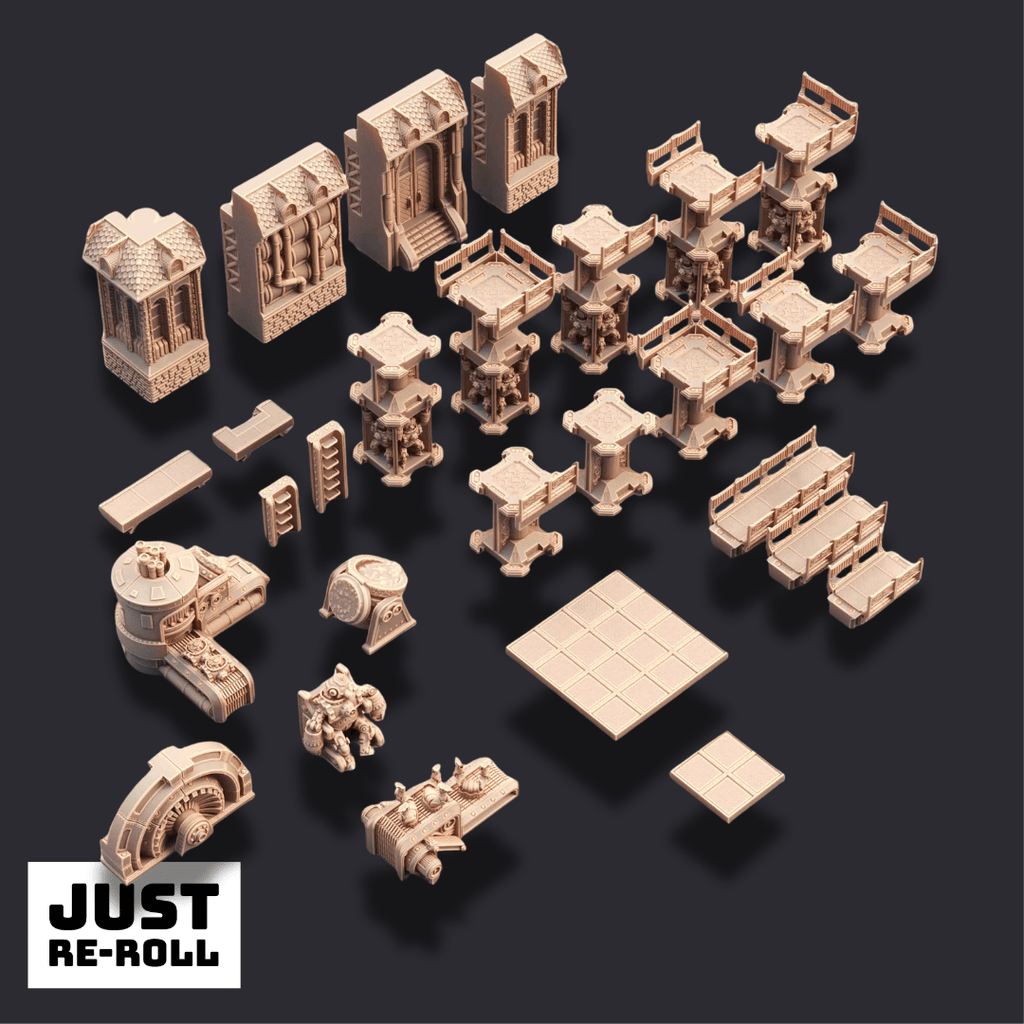 The Shifting Foundry – 3D Printed Terrain