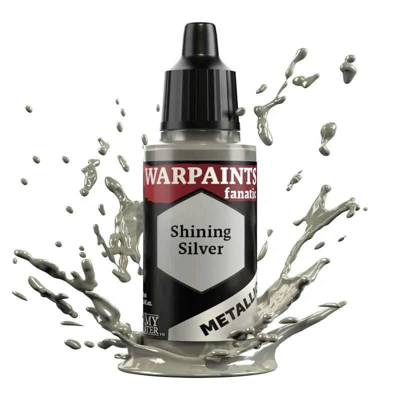 Army Painter Warpaints Fanatic Metallic: Shining Silver 18ml