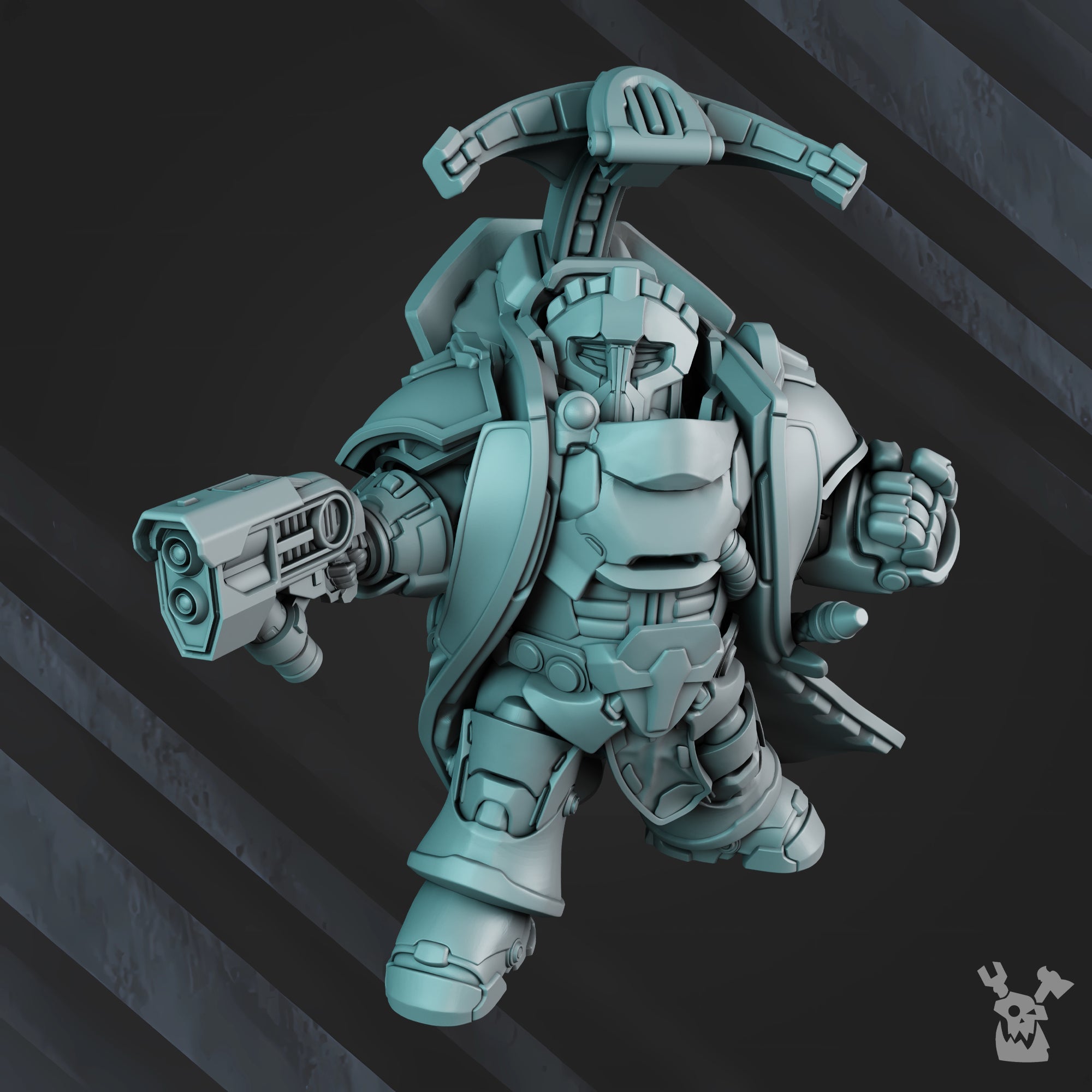 Thunderfist Warrior | Dwarf Clans | Grimdark Miniature | DakkaDakka