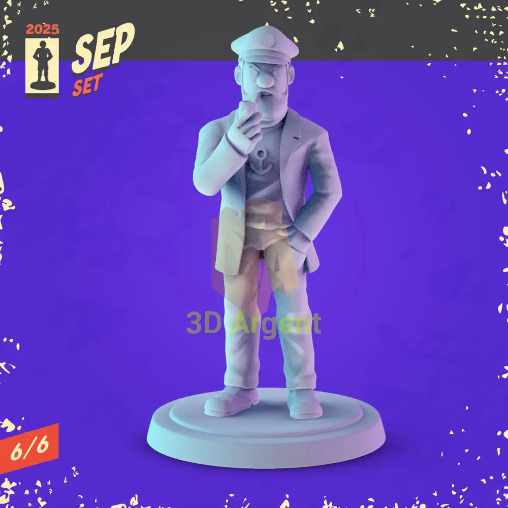 Tintin & Asterix Miniatures Set – 3D Printed 32mm Resin Figures RPG D&D Display