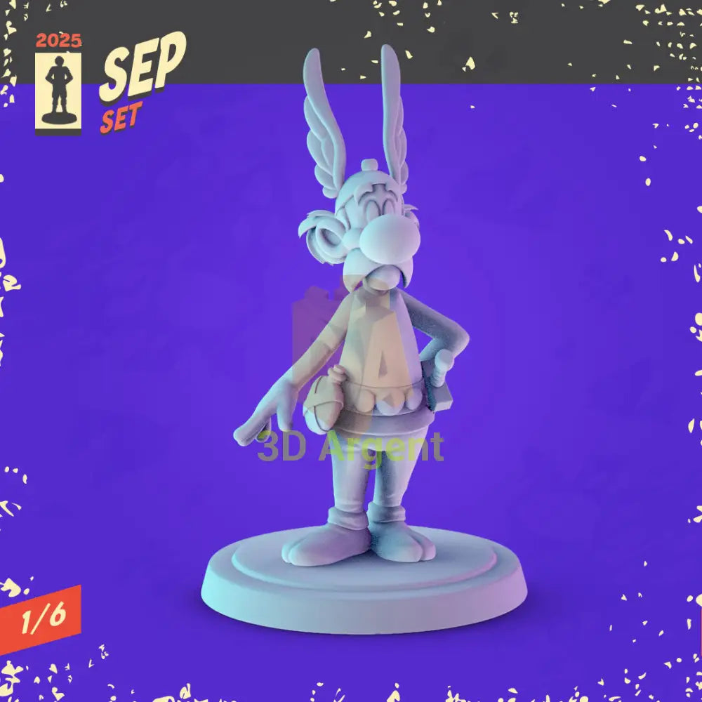 Tintin & Asterix Miniatures Set – 3D Printed 32mm Resin Figures RPG D&D Display