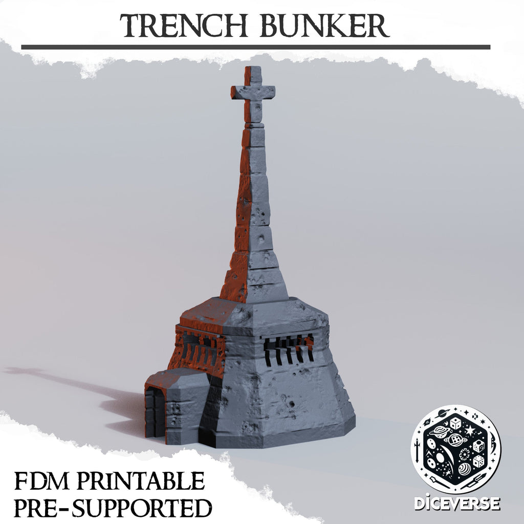 Bunker Scenery | Trench Grimdark | Diceverse