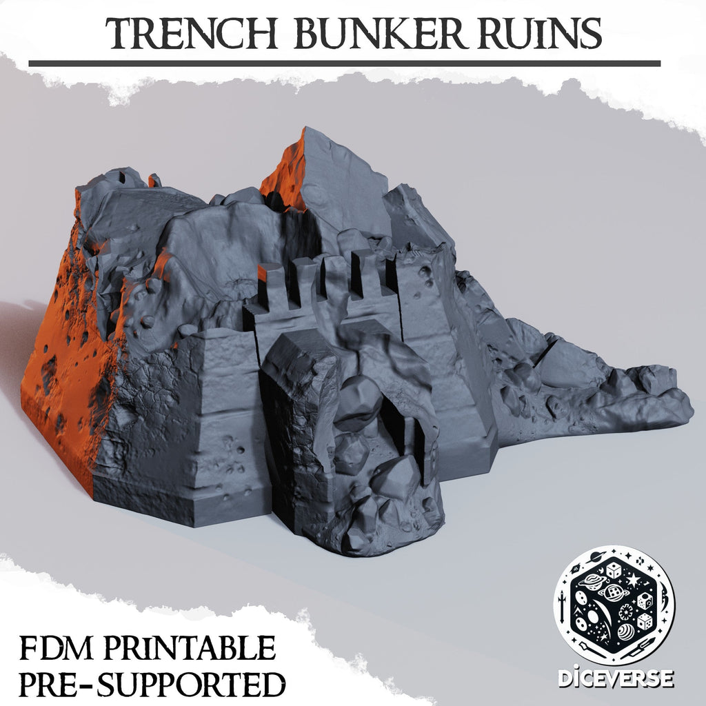 Bunker Scenery | Trench Grimdark | Diceverse