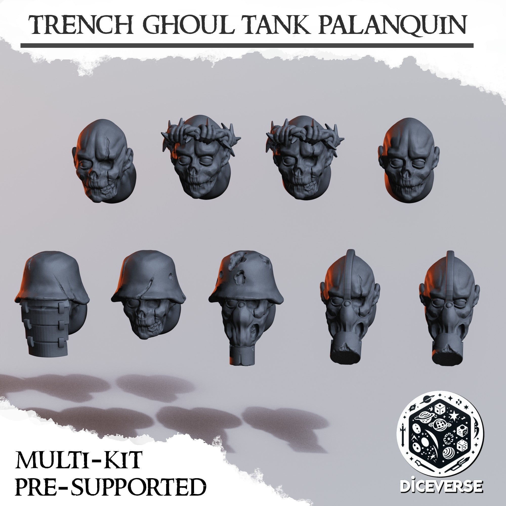 Trench Ghoul Tank Palanquin | Trench Grimdark | Diceverse