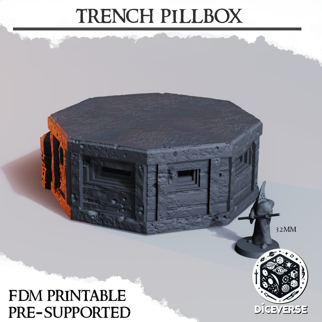 Pillbox Scenery | Trench Grimdark | Diceverse