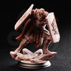 Trenon the Remade – Golden Griffin Vanguard - 3D Fighter Miniature
