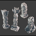 Set Of Totem Poles