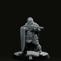 Trench Soldier Trooper Sniper Miniature