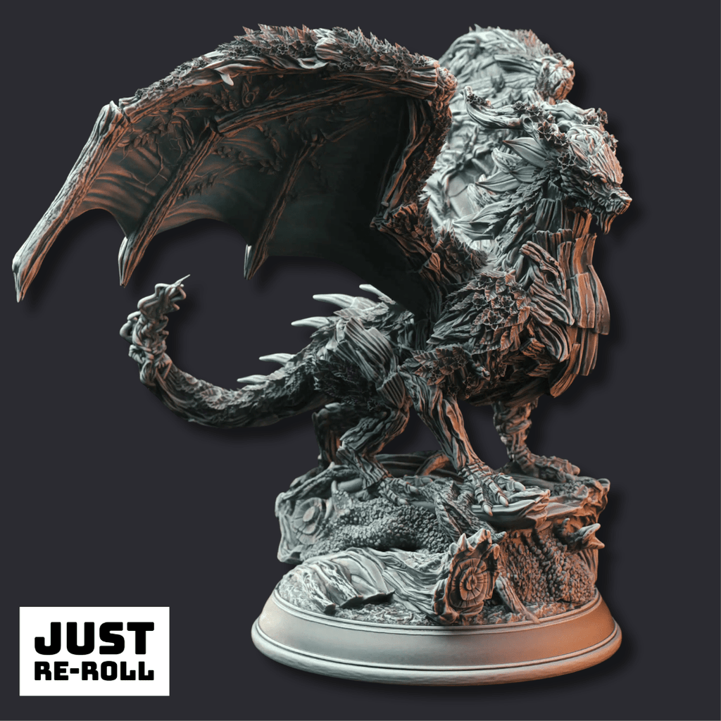 Underthwyn Ancient Fey Dragon - 3D Printed Monster Miniature