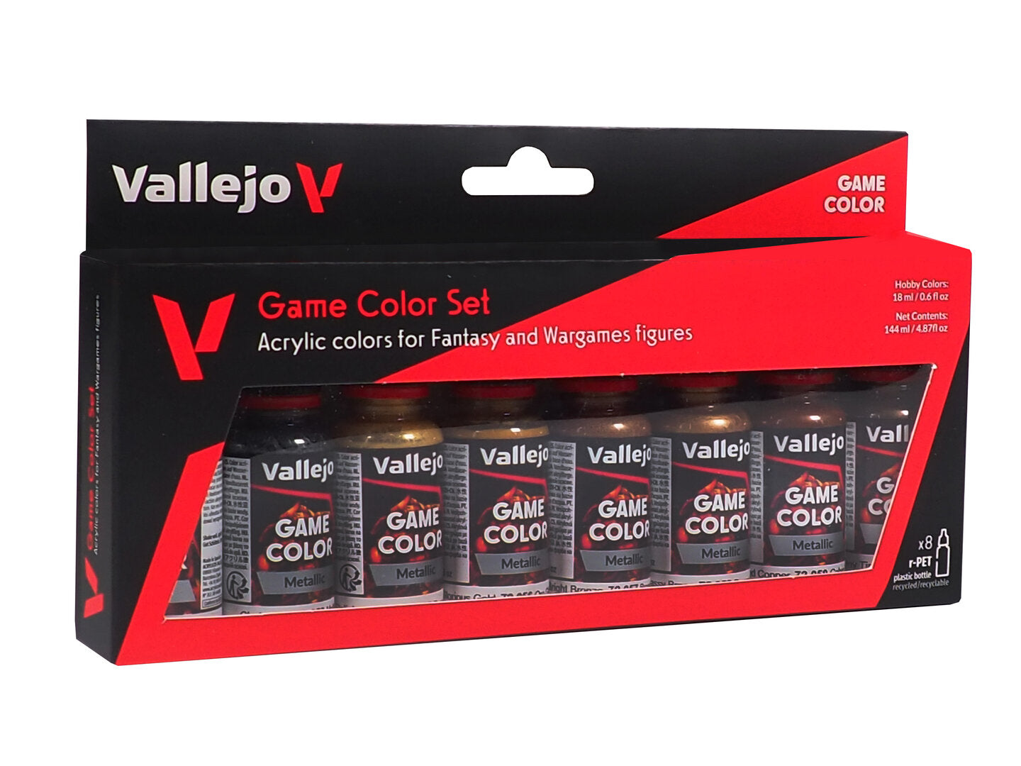 Vallejo Game Color - Metallic Colour Set (x8)