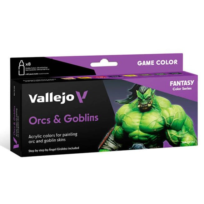 Vallejo Game Color Set - Orcs & Goblins 72.192
