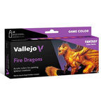 Vallejo Game Color Set - Fire Dragons 72.196