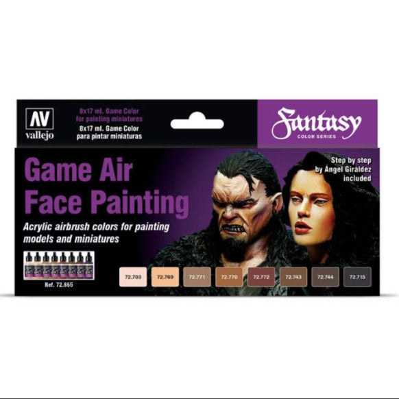 Vallejo Game Air - Face Painting Set (x8)