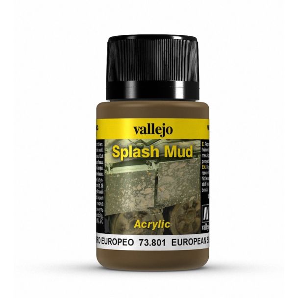 Vallejo Weathering Effects 40ml - European Splash Mud