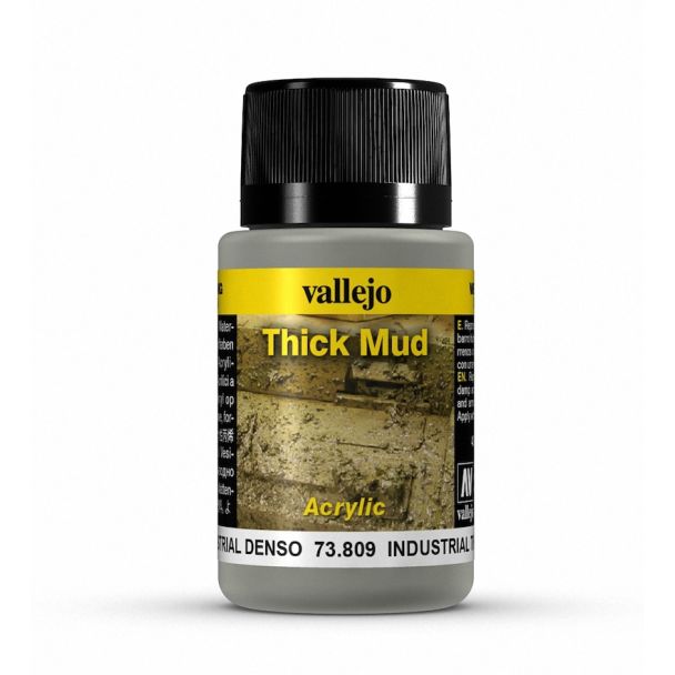 Vallejo Weathering Effects 40ml - Industrial Thick Mud
