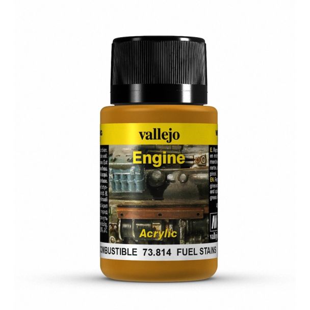 Vallejo Weathering Effects 40ml - Fuel Stains