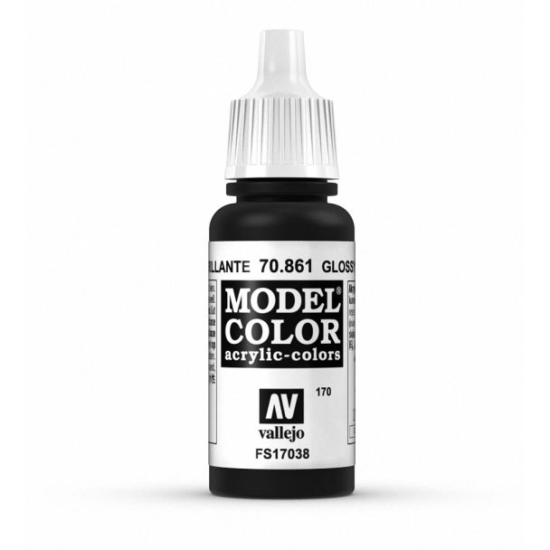 Vallejo Model Color - Gloss Black