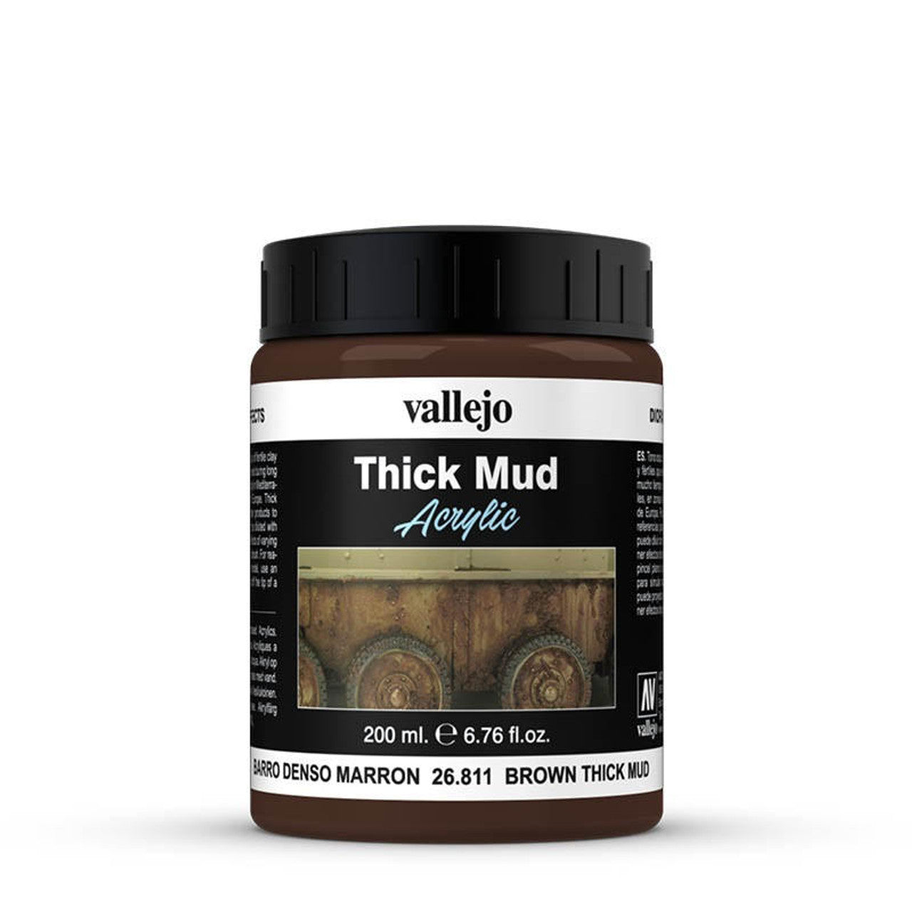 Vallejo Weathering Effects 200ml - Brown Thick Mud