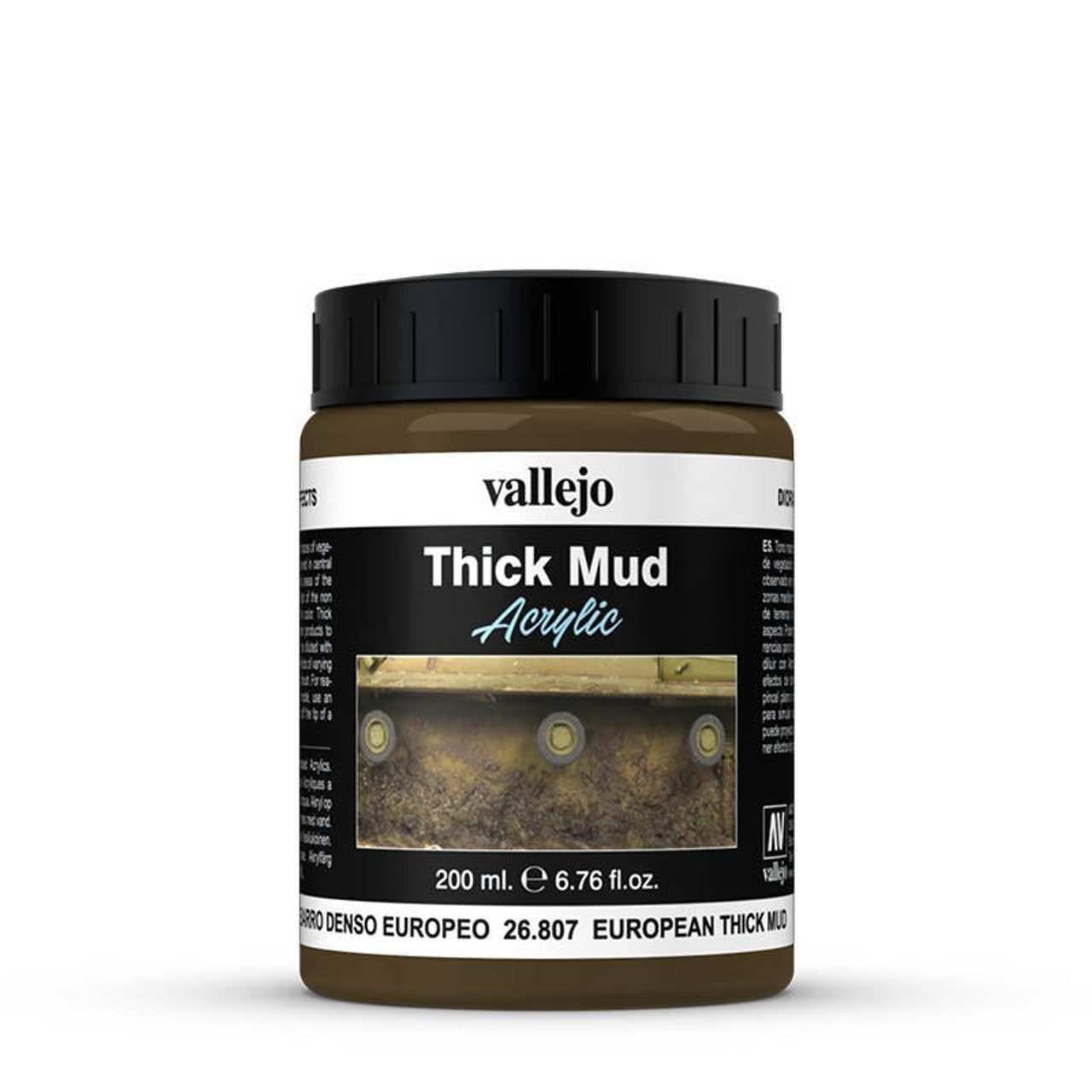 Vallejo Weathering Effects 200ml - European Thick Mud