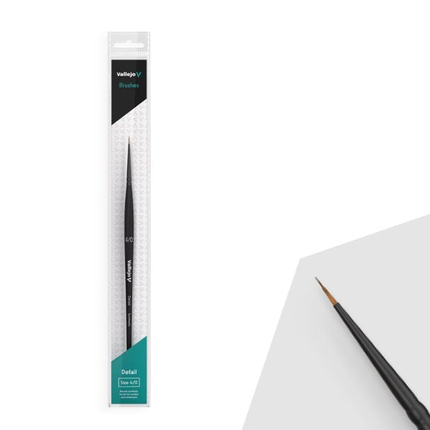 Vallejo AV Detail - Round Synthetic Brush No. 4/0