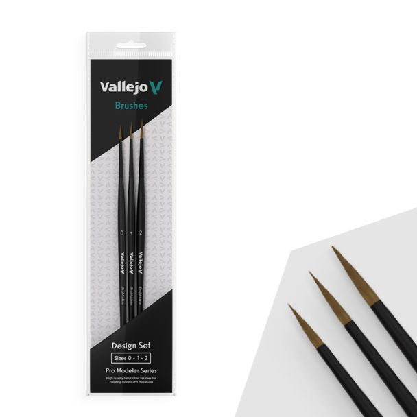 Vallejo AV Pro Modeller - Design Set (sizes 0, 1 & 2)