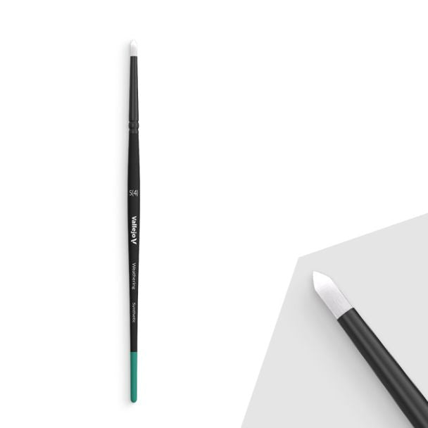 Vallejo AV Weathering - Round Synthetic Brush (small)